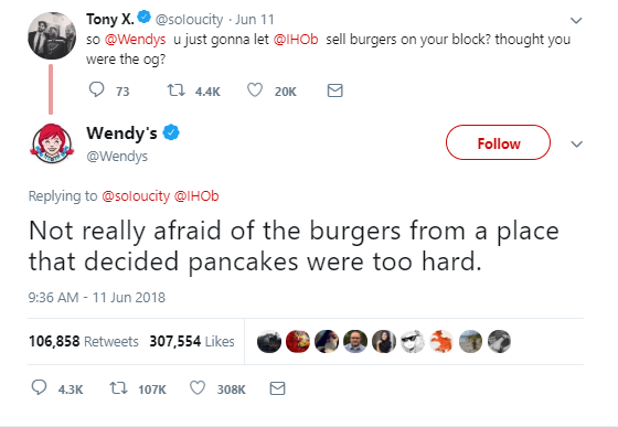 Wendy's IHOP tweet
