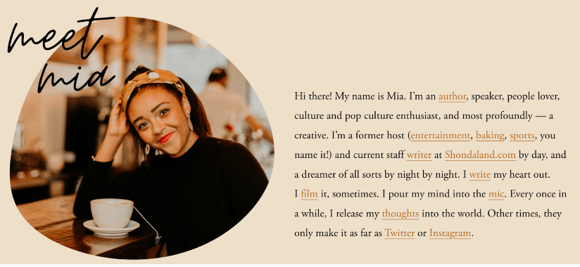 design that reflects personality