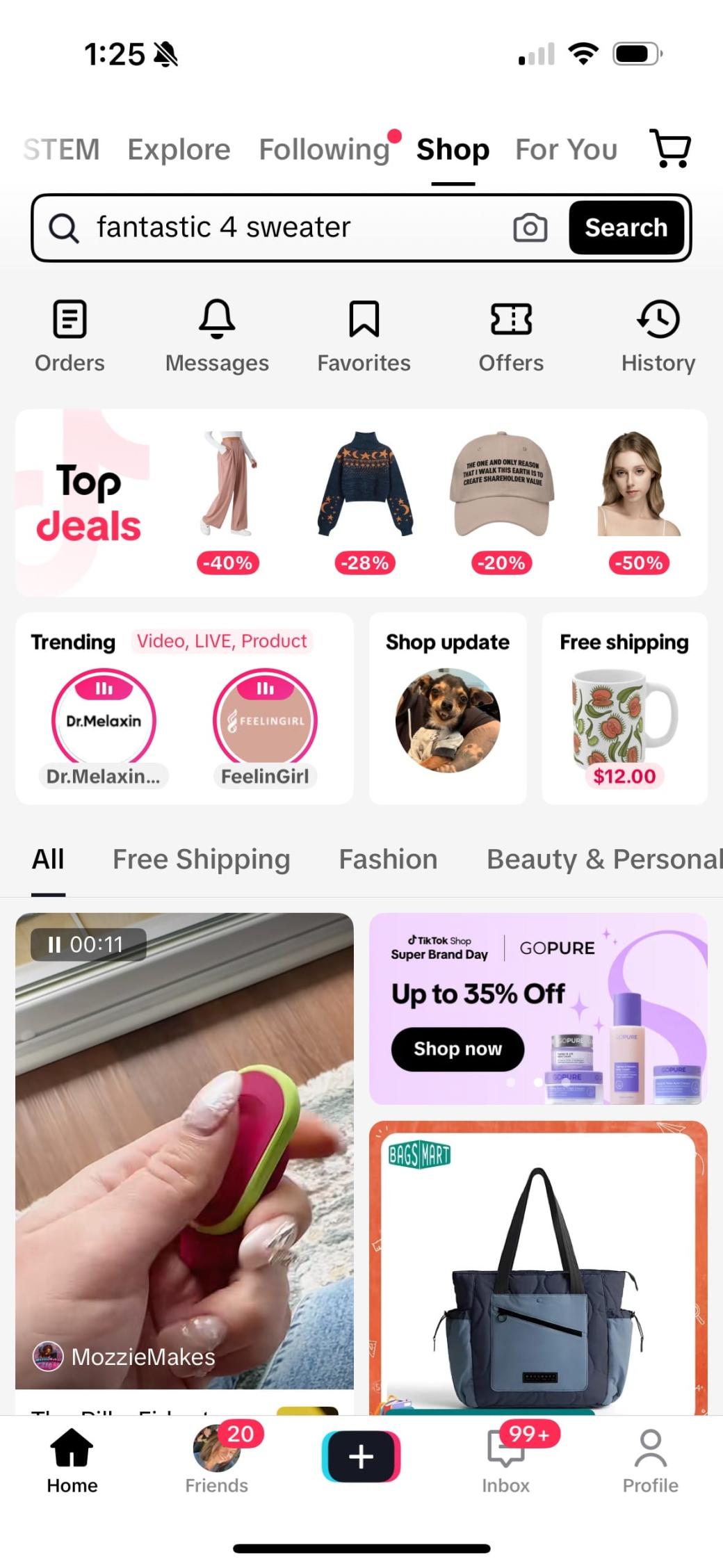 tiktok shop view