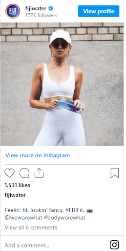 fijiwater with @weworewhat post