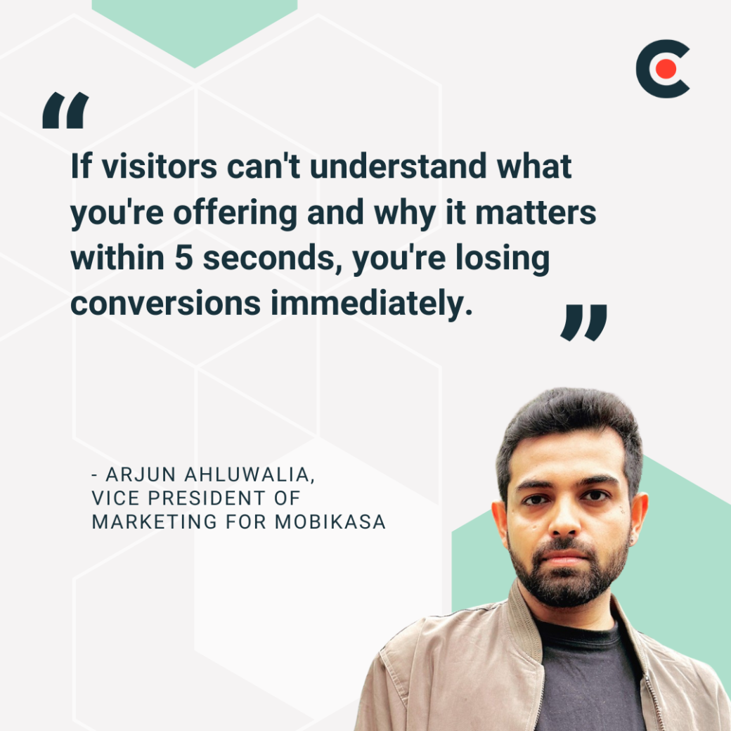 Arjun Ahluwalia, Vice President of Marketing for Mobikasa