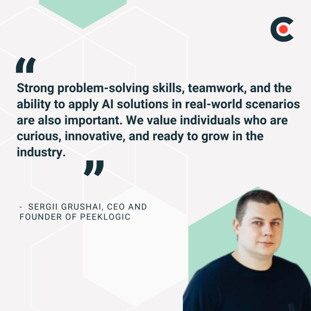 Sergii Grushaii speaks on what skills he is looking for when hiring for roles in AI 