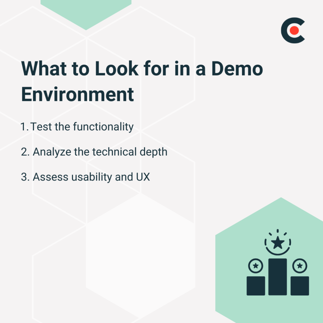 What to look for in a demo environment