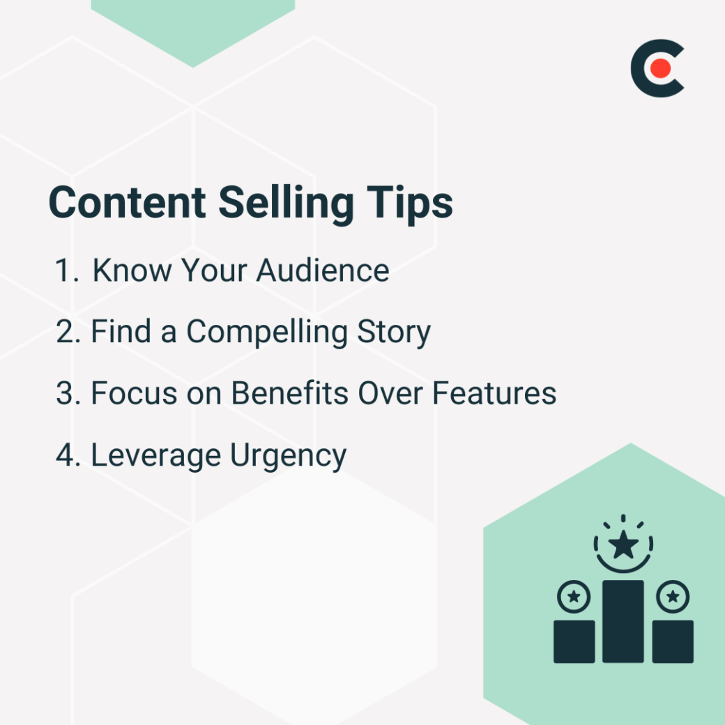 content selling tips