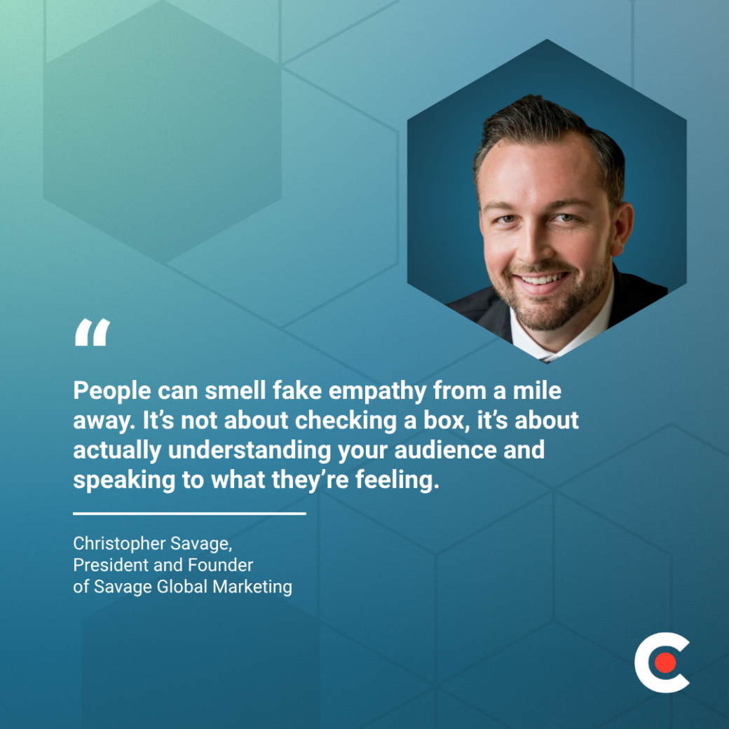 Christoper Savage president and founder of Savage Global Marketing