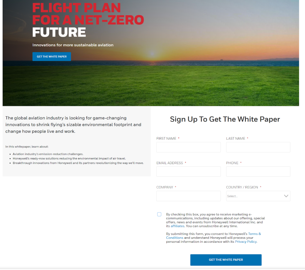 White Paper sign up 