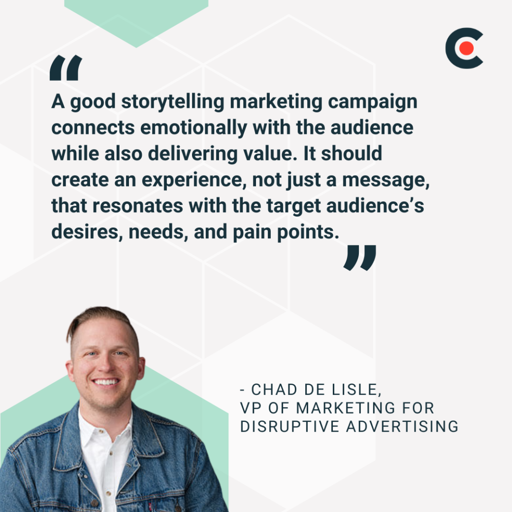 chad de lisle vp of market for disruptive advertising