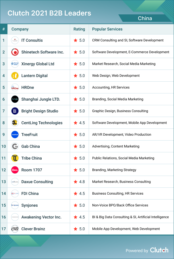 China B2B Leaders