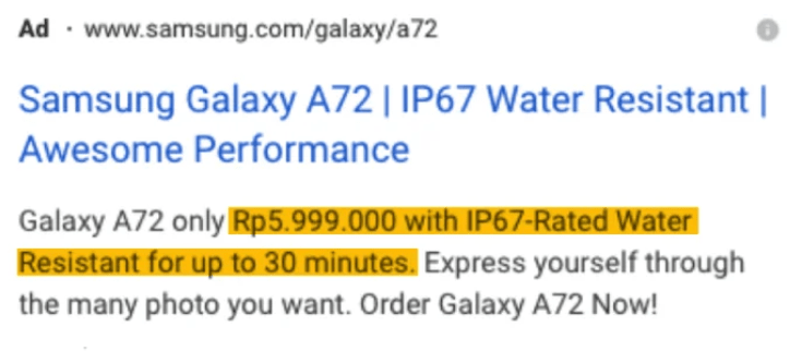 samsung display ad