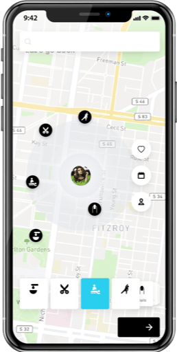 Gobu keeps control panels in the thumb zone