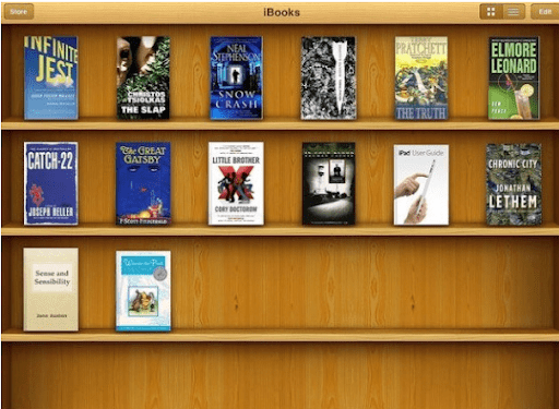 Skeuomorphic Library App