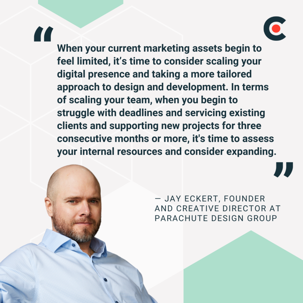 Jay Eckert, Founder and Creative Director at Parachute Design Group