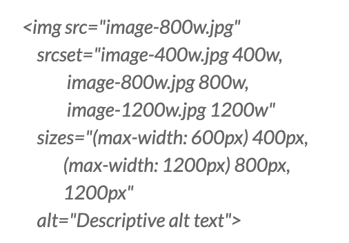 html for images