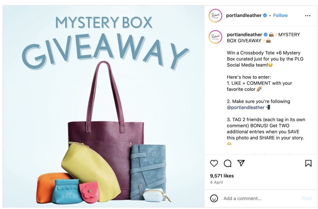 Portland Leather’s Mystery Box Giveaway