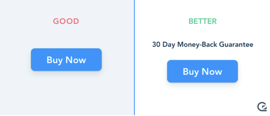 Call to action examples: good vs. bad