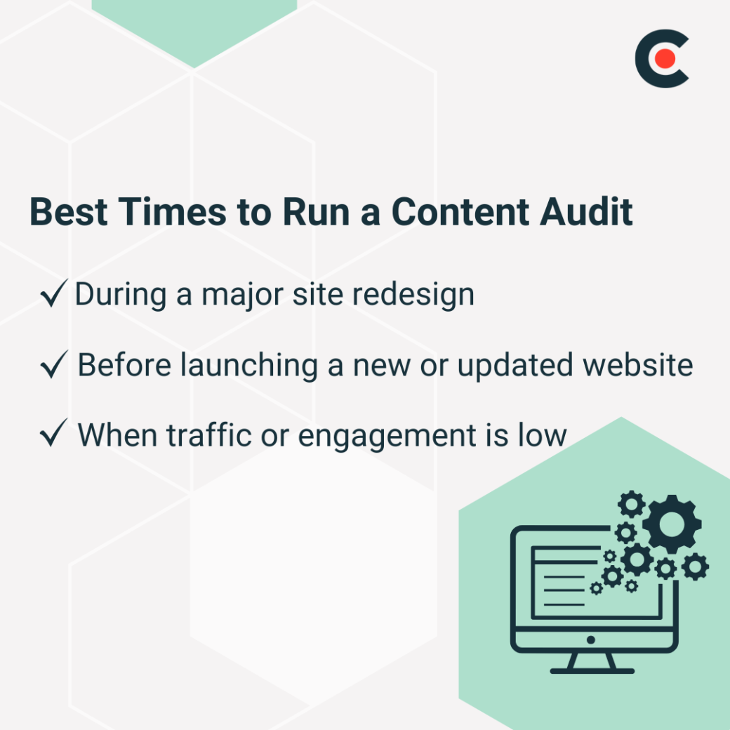 When to invest in content audit