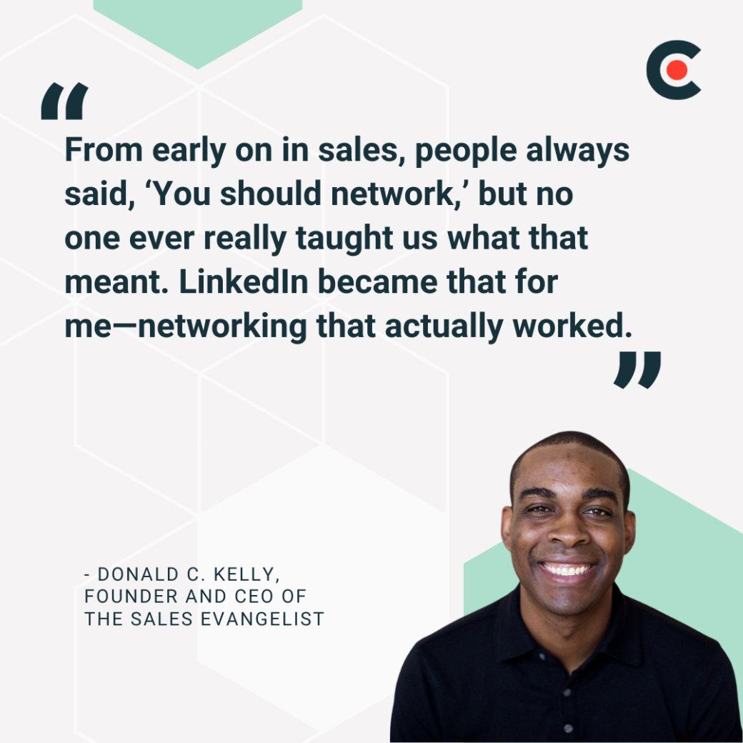 Donald C. Kelly, the founder & CEO of The Sales Evangelist