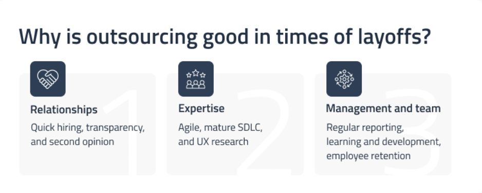 three reasons outsourcing IT is beneficial to companies in times of layoffs