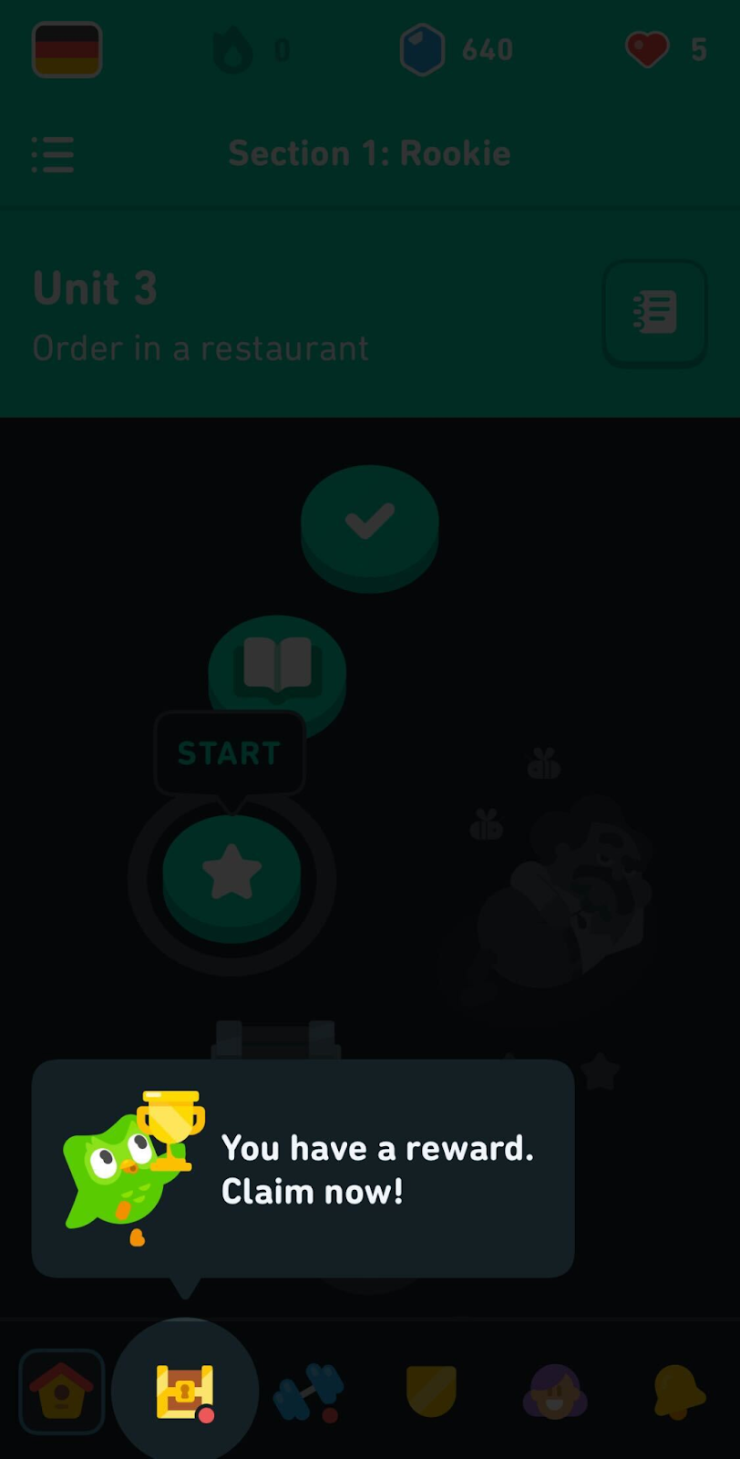 Duolingo reward