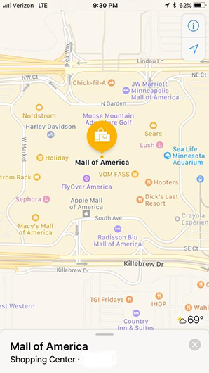 Apple Maps screenshot