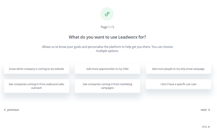 Leadworkz uses interactive approach to show new app user how to take advantage of app features