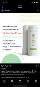 native green marketing example