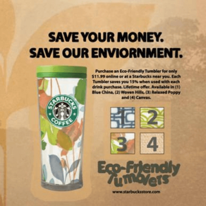 starbucks green marketing example
