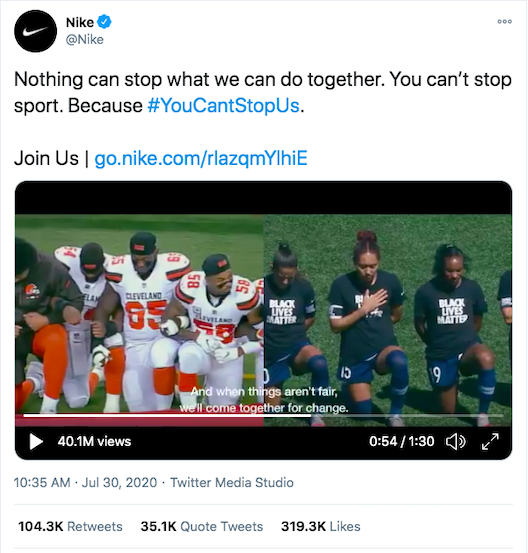 Nike's example of inclusive marketing