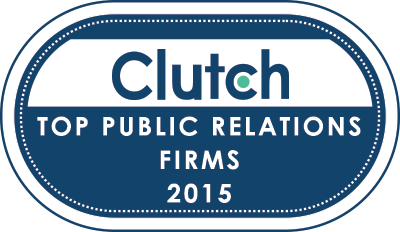 Top Public Relations Firms 2015 Clutch Badge