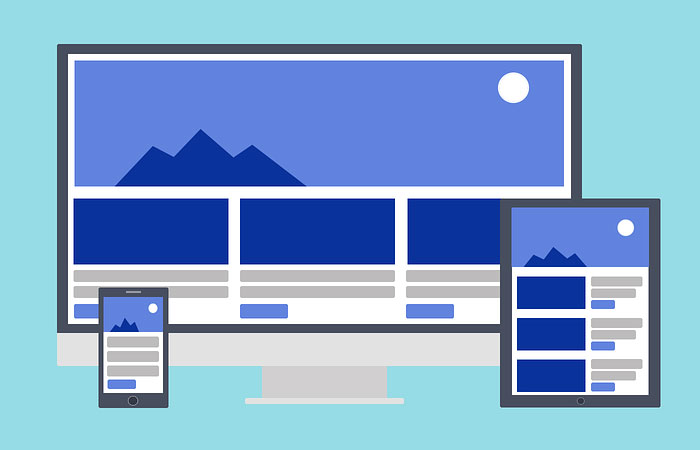 Responsive web design example