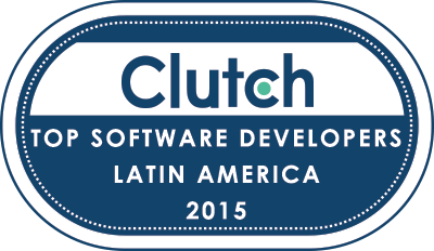 Clutch Badge - Top Software Developers Latin America 2015