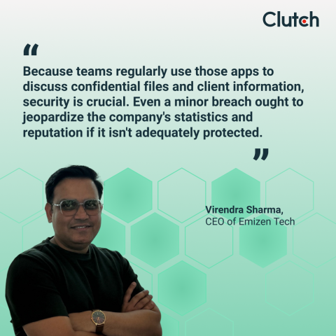 Virendra Sharma, CEO of Emizen Tech