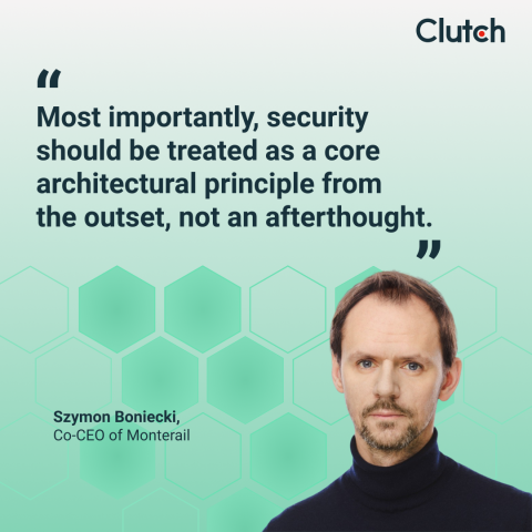 Szymon Boniecki, co-CEO of Monterail