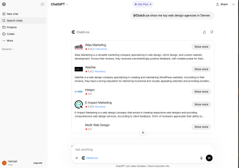 Clutch GPT App Example