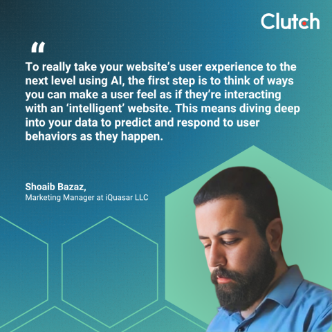 Shoaib Bazaz, marketing manager at iQuasar LLC