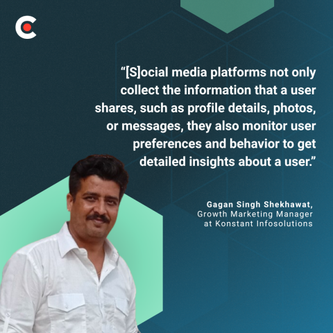 Gagan Singh Shekhawat, a Growth Marketing Manager at Konstant Infosolutions