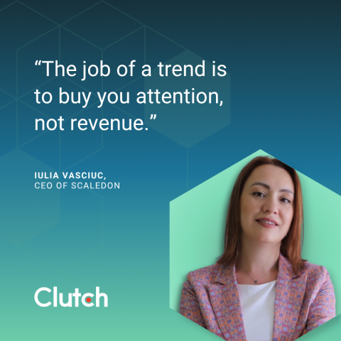 CEO of ScaledOn, Iulia Vasciuc
