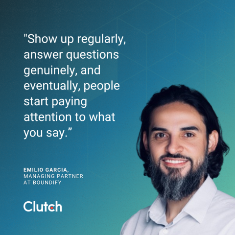Emilio Garcia, managing partner at Boundify