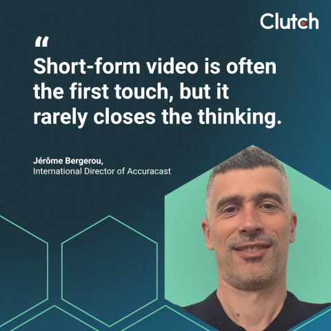Jérôme Bergerou, International Director at Accuracast.