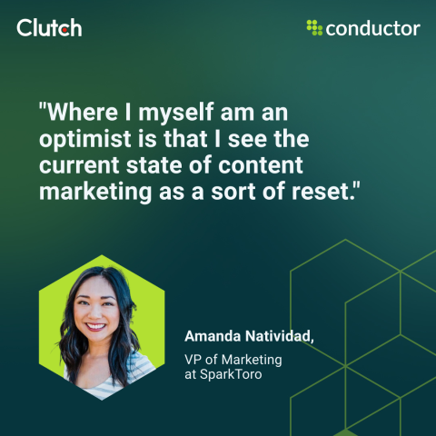 Amanda Natividad, VP of Marketing at SparkToro