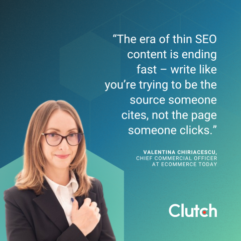 Valentina Chiriacescu, Chief Commercial Officer at eCommerce Today