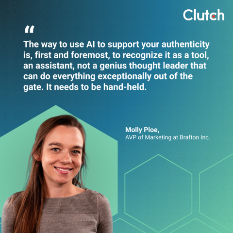 Molly Ploe, AVP of Marketing at Brafton Inc.