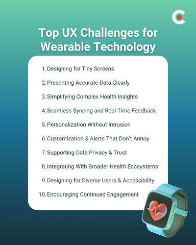 Top 10 UX Challenges for Wearable Tech Apps 