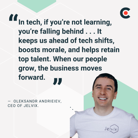 Oleksandr Andrieiev, CEO of Jelvix. 
