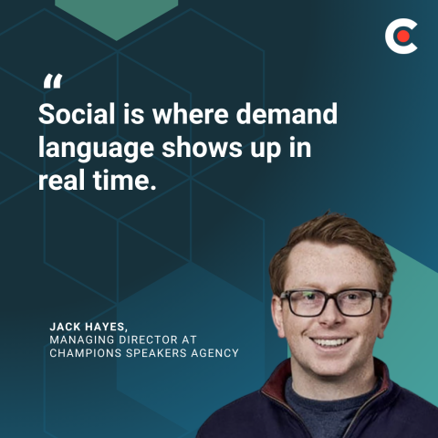 Jack Hayes, Managing Director at Champions Speakers Agency