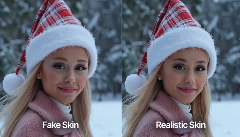 UNrealistic skin texture