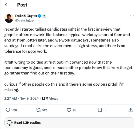 Daksh Gupta, founder of the AI startup Greptile