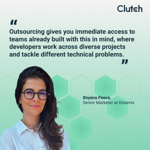 Boyana Peeva, a senior marketing professional at the software development company, Dreamix