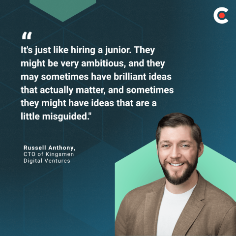 Russell Anthony of Kingsmen DV discussing how they use AI