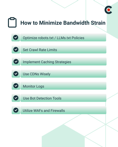 How to Minimize Bandwidth Strain